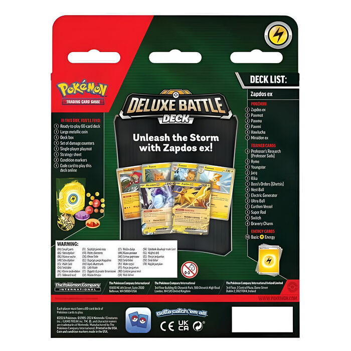 Pokemon TCG: Deluxe Battle Deck – Ninetales and Zapdos (CASE OF 6) 6