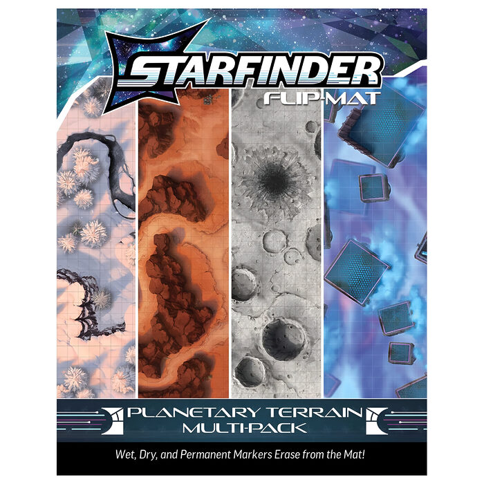 Starfinder Flip-Mat: Planetary Terrain Multi-Pack