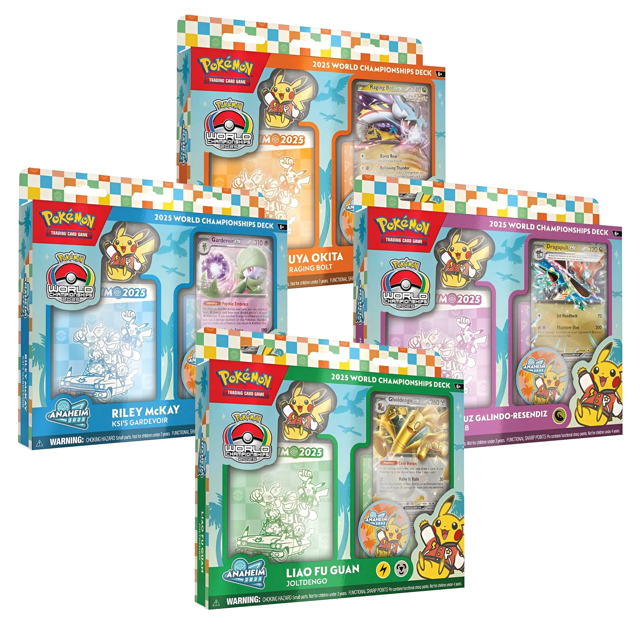 Pokemon TCG: World Championship Decks 2025 (4 Packs) Pokemon TCG: World Championship Decks 2025 (4 Packs)