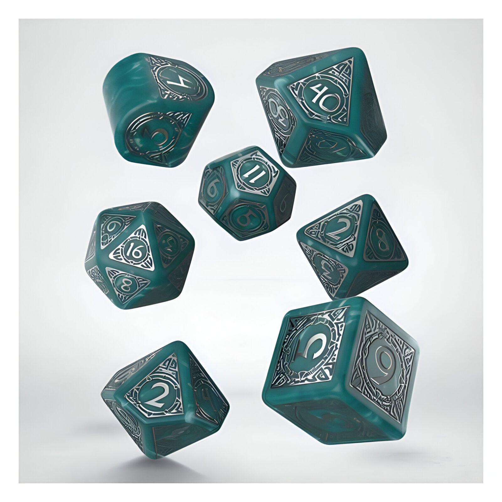 Q-Workshop Viking RPG Dice Set Mjolnir