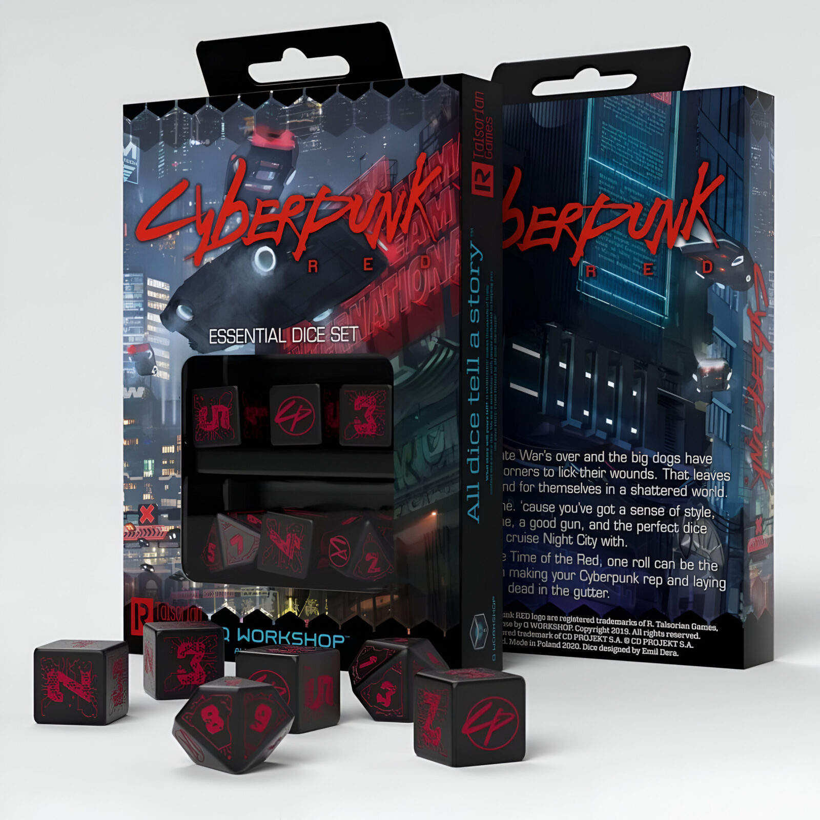 Cyberpunk Red Essential Dice Set 3