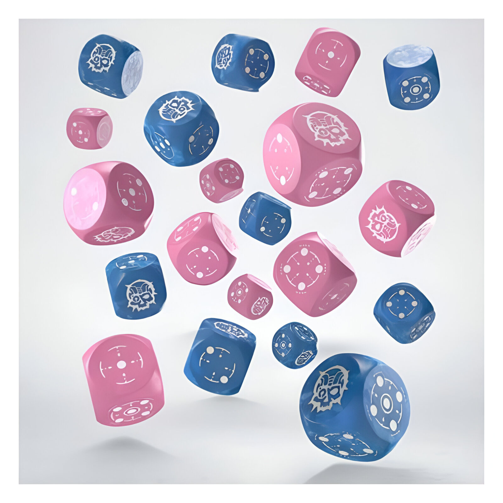 Crosshairs Compact D6 Blue & Pink