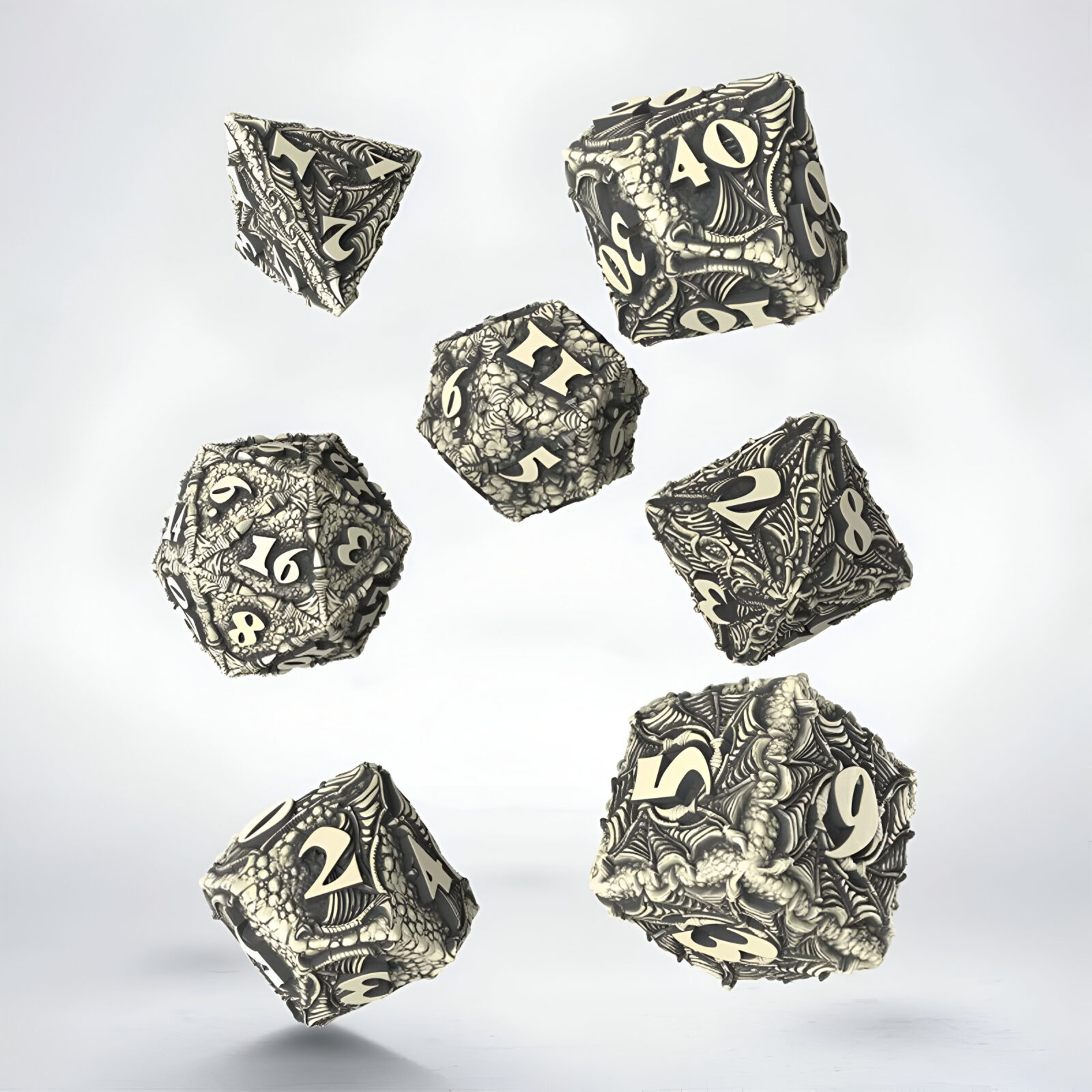 Dracopolis Dice Set: The Scandinavian Blackfang 3
