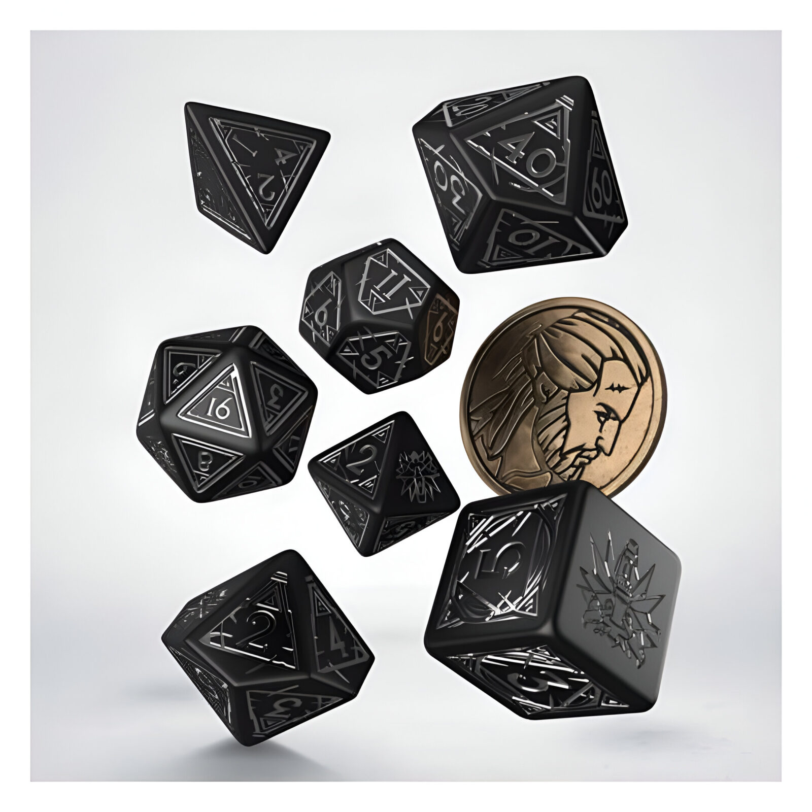 The Witcher Dice Set: Geralt Silver Sword 15