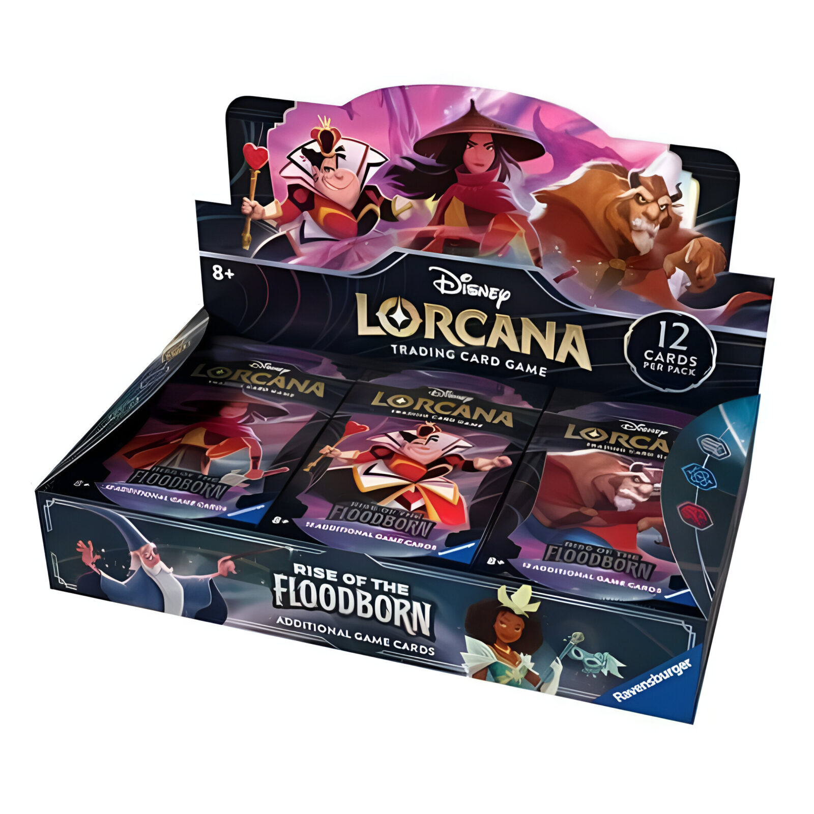 Disney Lorcana Trading Card Game – Booster Pack Display (24 Packs) – Set 2