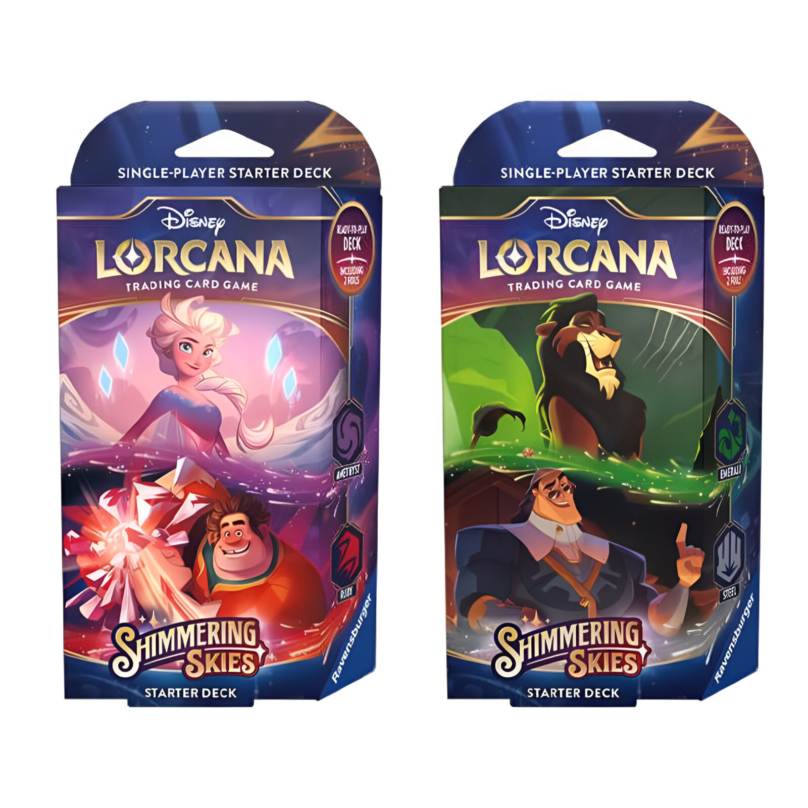 Disney Lorcana Trading Card Game – Starter Deck (8 Packs) – Set 5