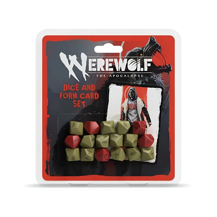 Werewolf: The Apocalypse 5th Edition Roleplaying Game Dice and Form Card Set 4
