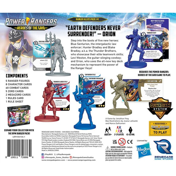 Power Rangers: Heroes of the Grid: Allies Pack #4