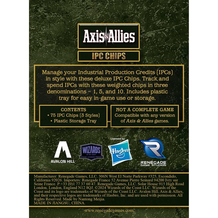 Axis & Allies: IPC Chips