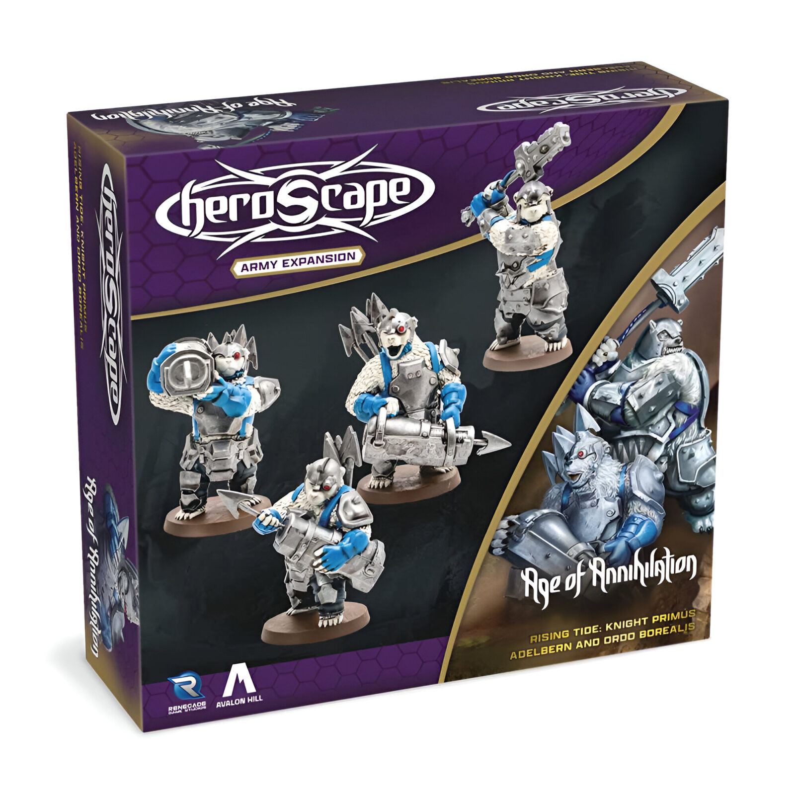 Heroscape: Rising Tide – Knight Primus Adelbern and Ordo Borealis Army Expansion