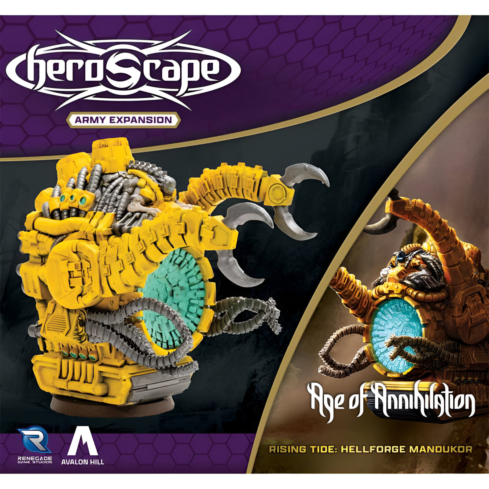 Heroscape: Rising Tide – Hellforge Mandukor Army Expansion 3