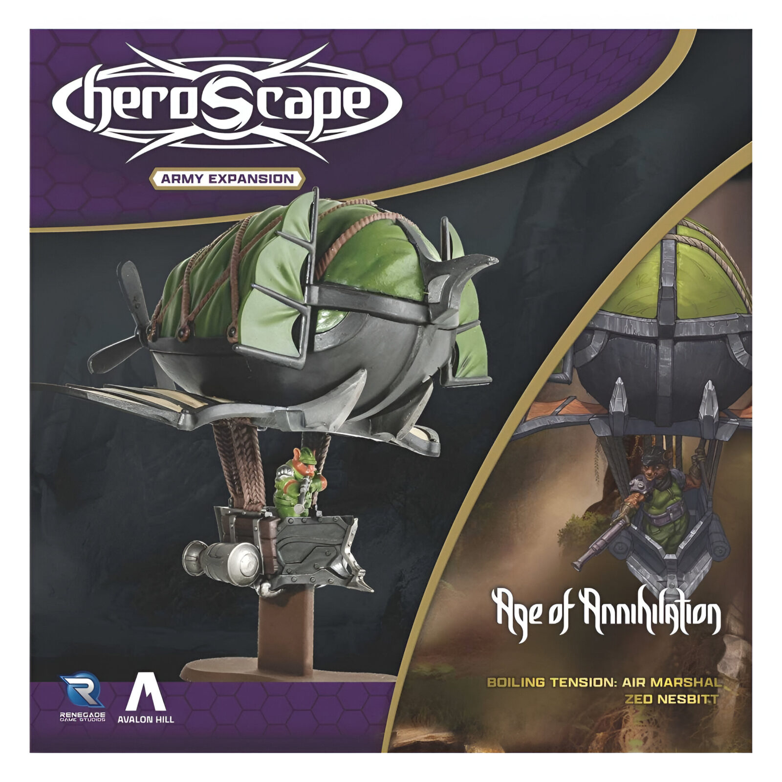 Heroscape: Air Marshal Zed Nesbitt Army Expansion 3