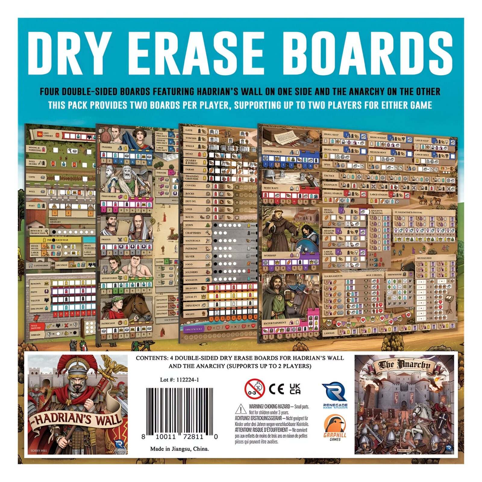 Hadrian’s Wall and The Anarchy Dry Erase Boards 3