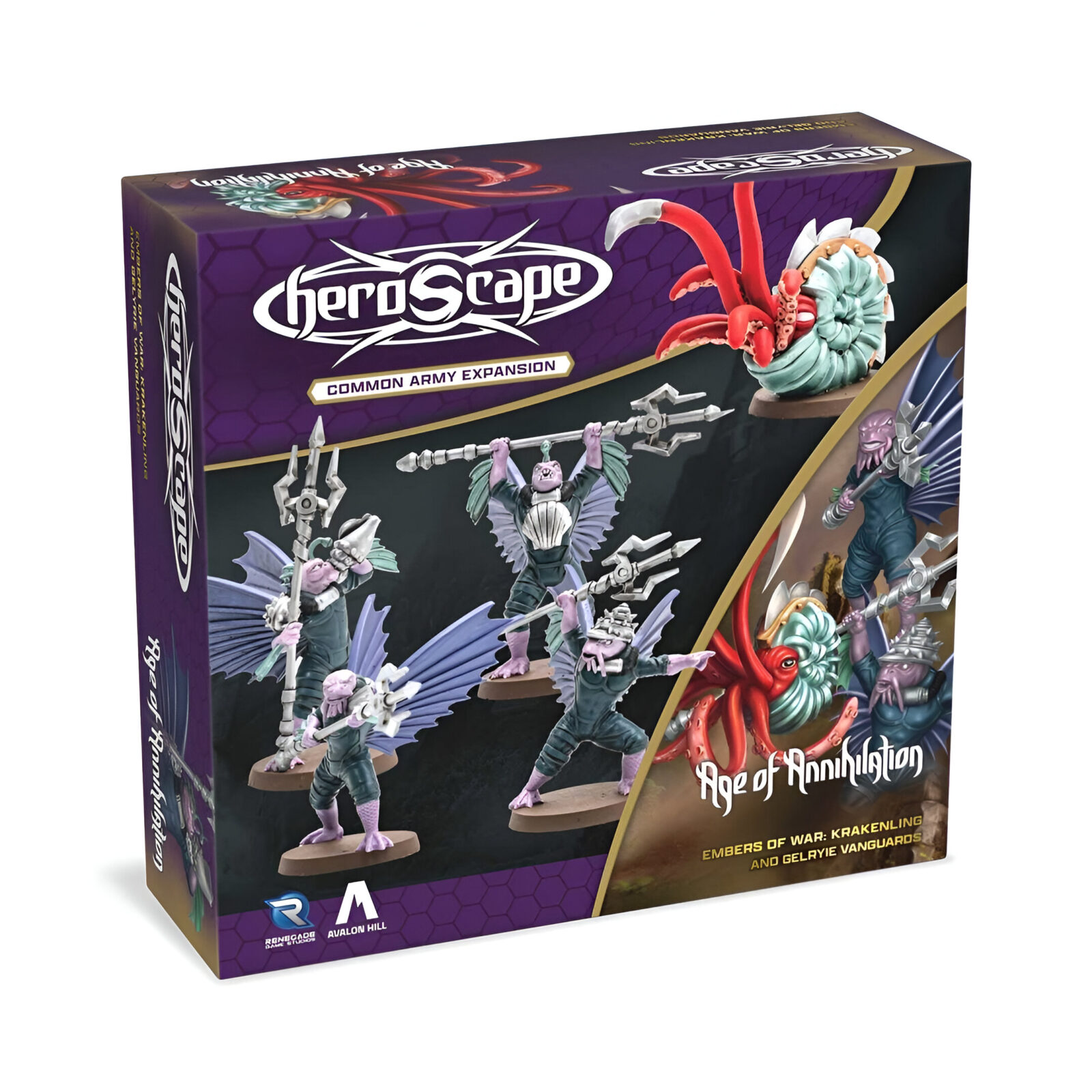 Heroscape: Krakenling and Gelryie Vanguards Army Expansion