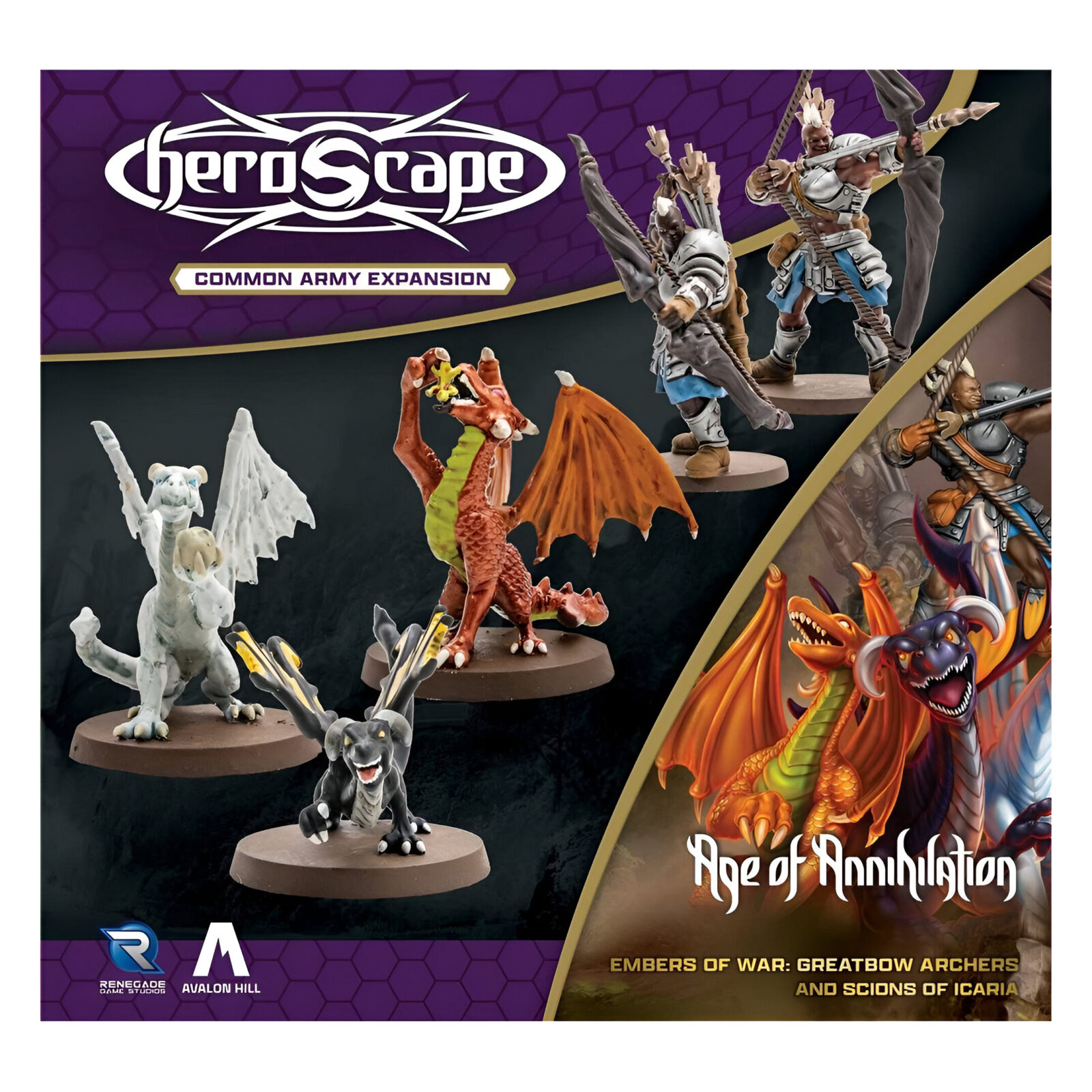 Heroscape: Greatbow Archers and Scions of Icaria Army Expansion 3