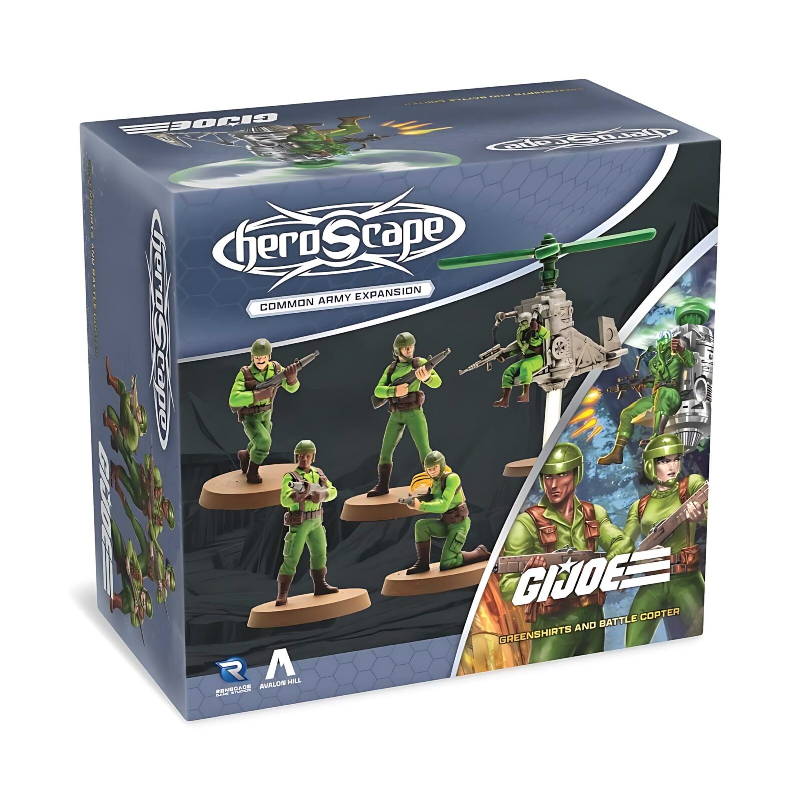 G.I. JOE Heroscape: Greenshirts and Battle Copter Army Expansion G.I. JOE Heroscape: Greenshirts and Battle Copter Army Expansion
