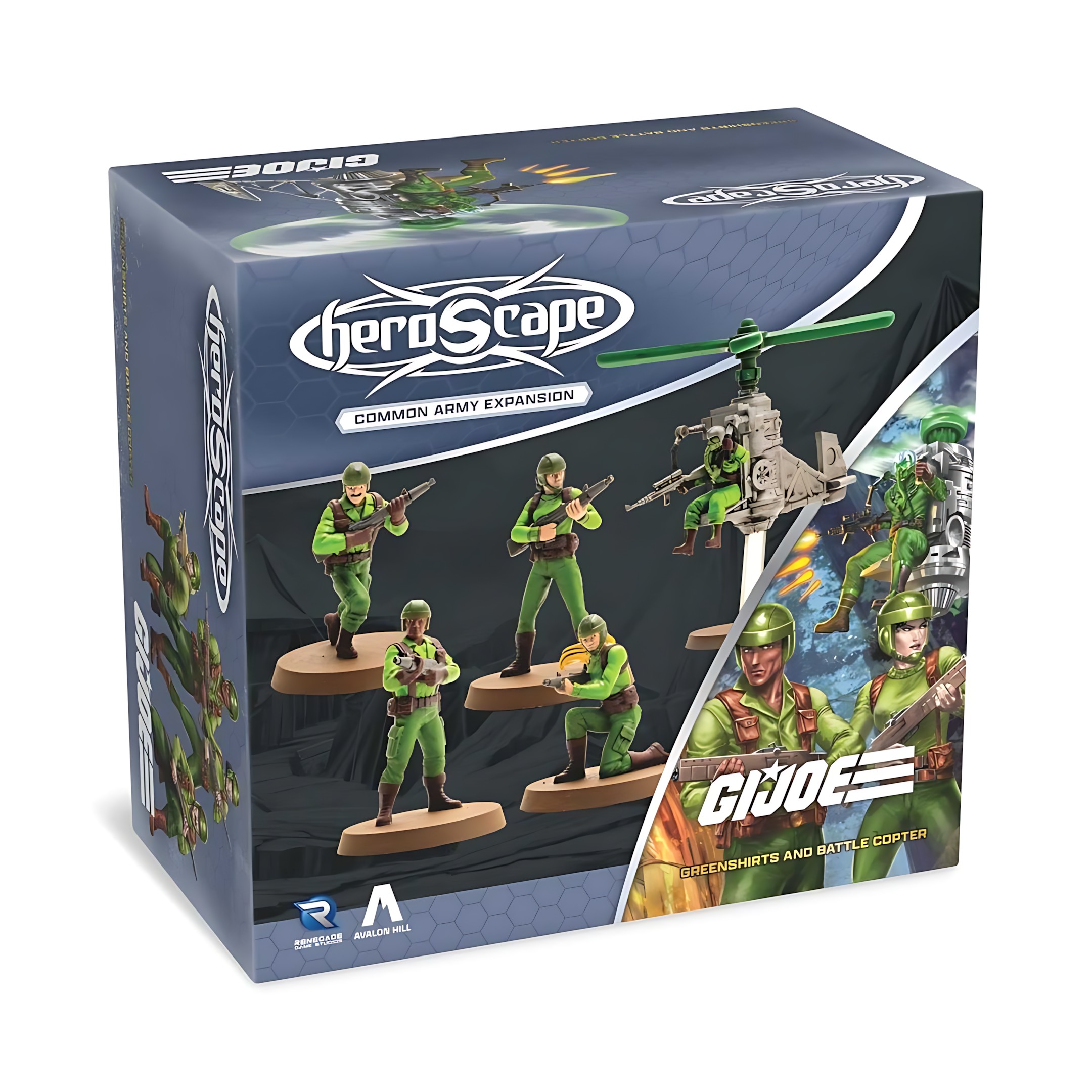 G.I. JOE Heroscape: Greenshirts and Battle Copter Army Expansion 3 G.I. JOE Heroscape: Greenshirts and Battle Copter Army Expansion 3