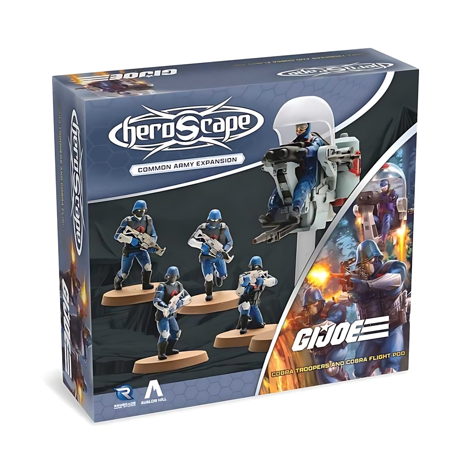 G.I. JOE Heroscape: COBRA Troopers and COBRA Flight Pod Army Expansion G.I. JOE Heroscape: COBRA Troopers and COBRA Flight Pod Army Expansion