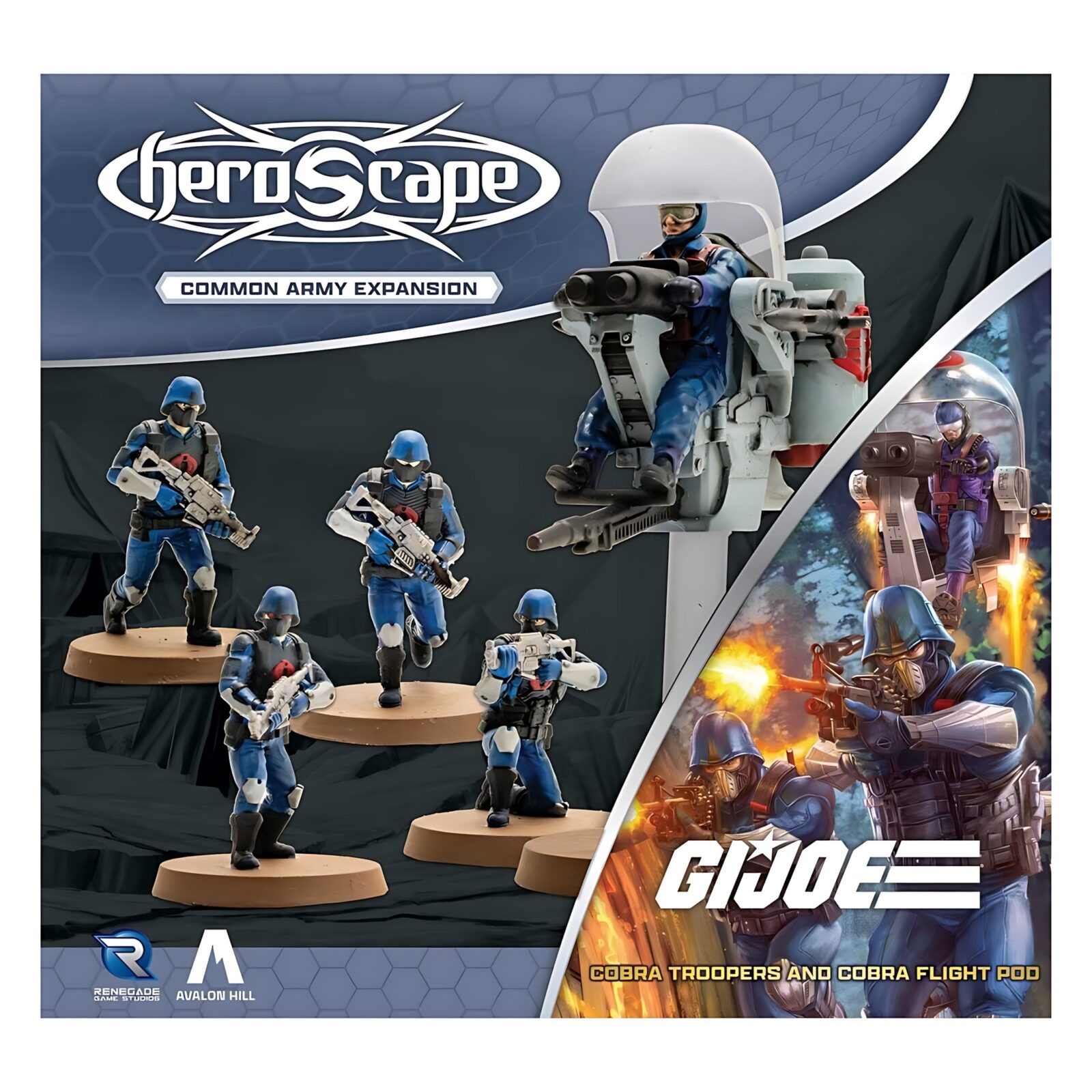 G.I. JOE Heroscape: COBRA Troopers and COBRA Flight Pod Army Expansion 3 G.I. JOE Heroscape: COBRA Troopers and COBRA Flight Pod Army Expansion 3