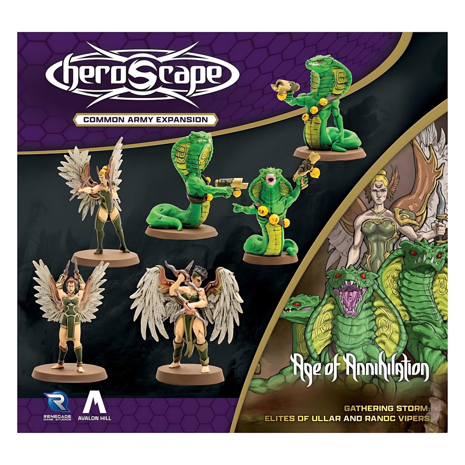 Heroscape: Elites of Ullar and Ranoc Vipers Army Expansion 3