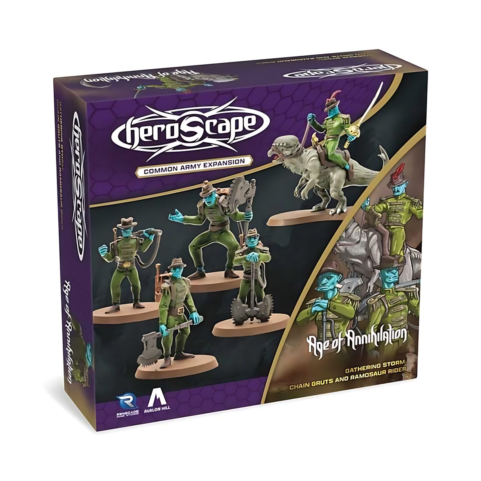 Heroscape: Chain Gruts and Ramosaur Rider Army Expansion