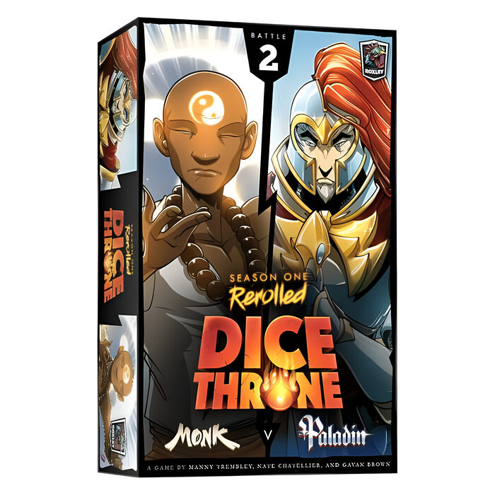 Dice Throne Season One Rerolled 2: Monk vs. Paladin