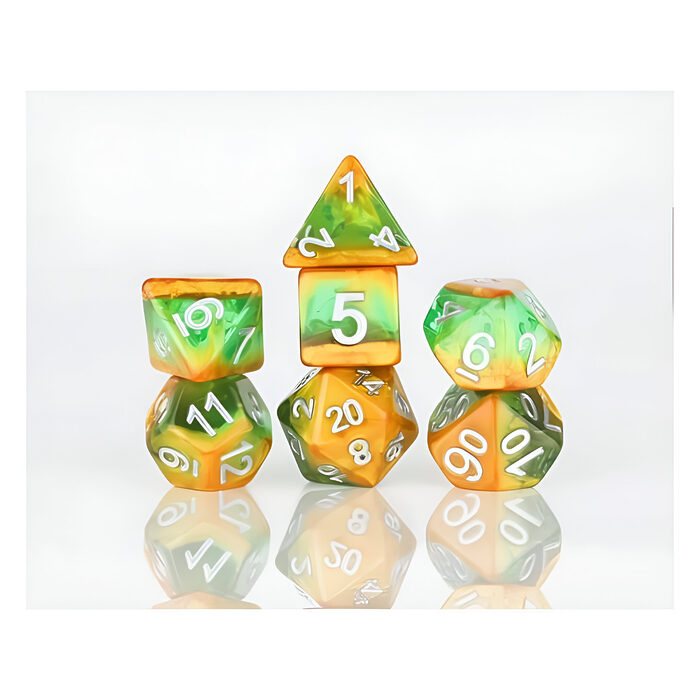 Sirius Dice: Rainforest Polyhedral Dice Set