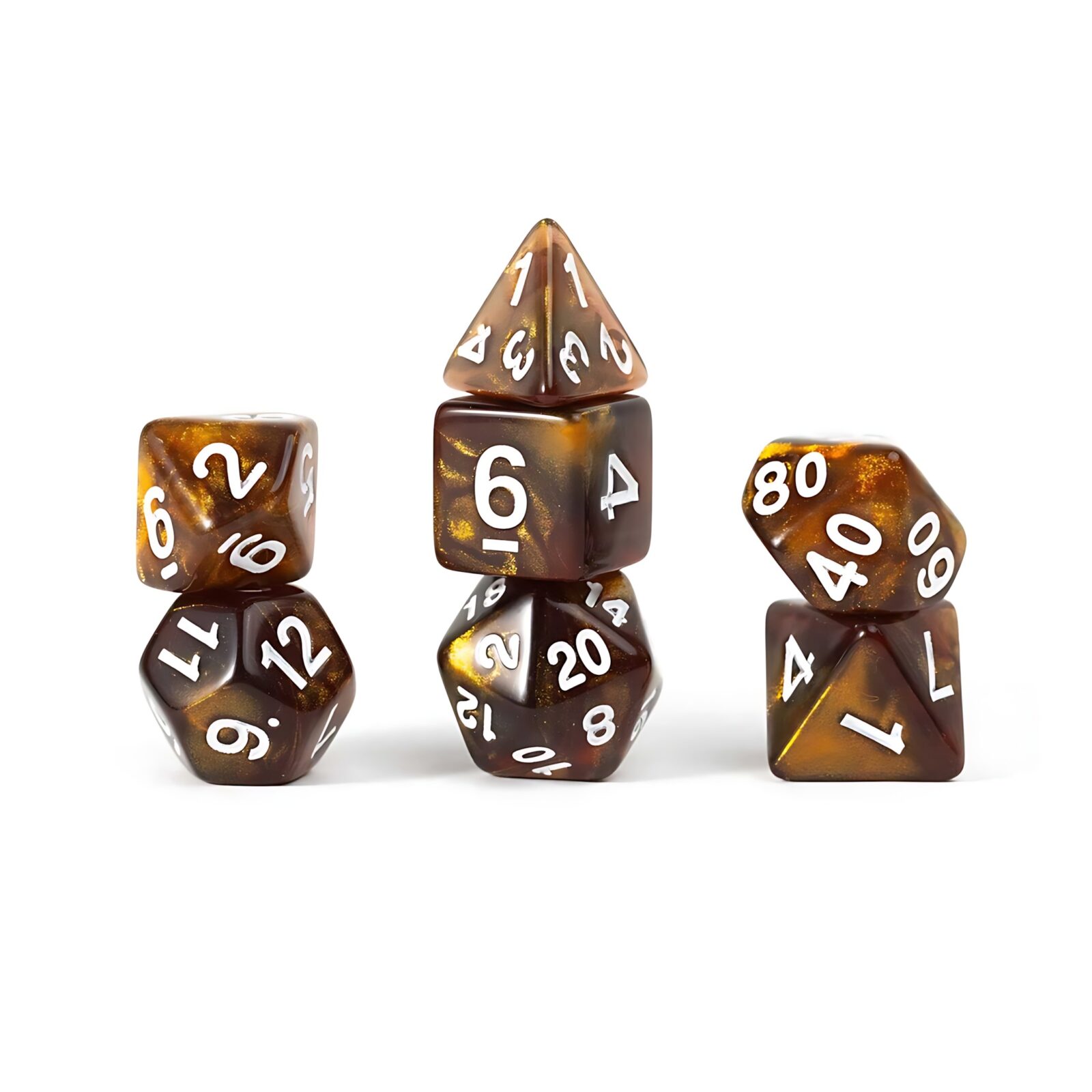 Sirius Dice: Treasures Unearthed 7-Piece Polyhedral – Topaz 3 Sirius Dice: Treasures Unearthed 7-Piece Polyhedral – Topaz 3