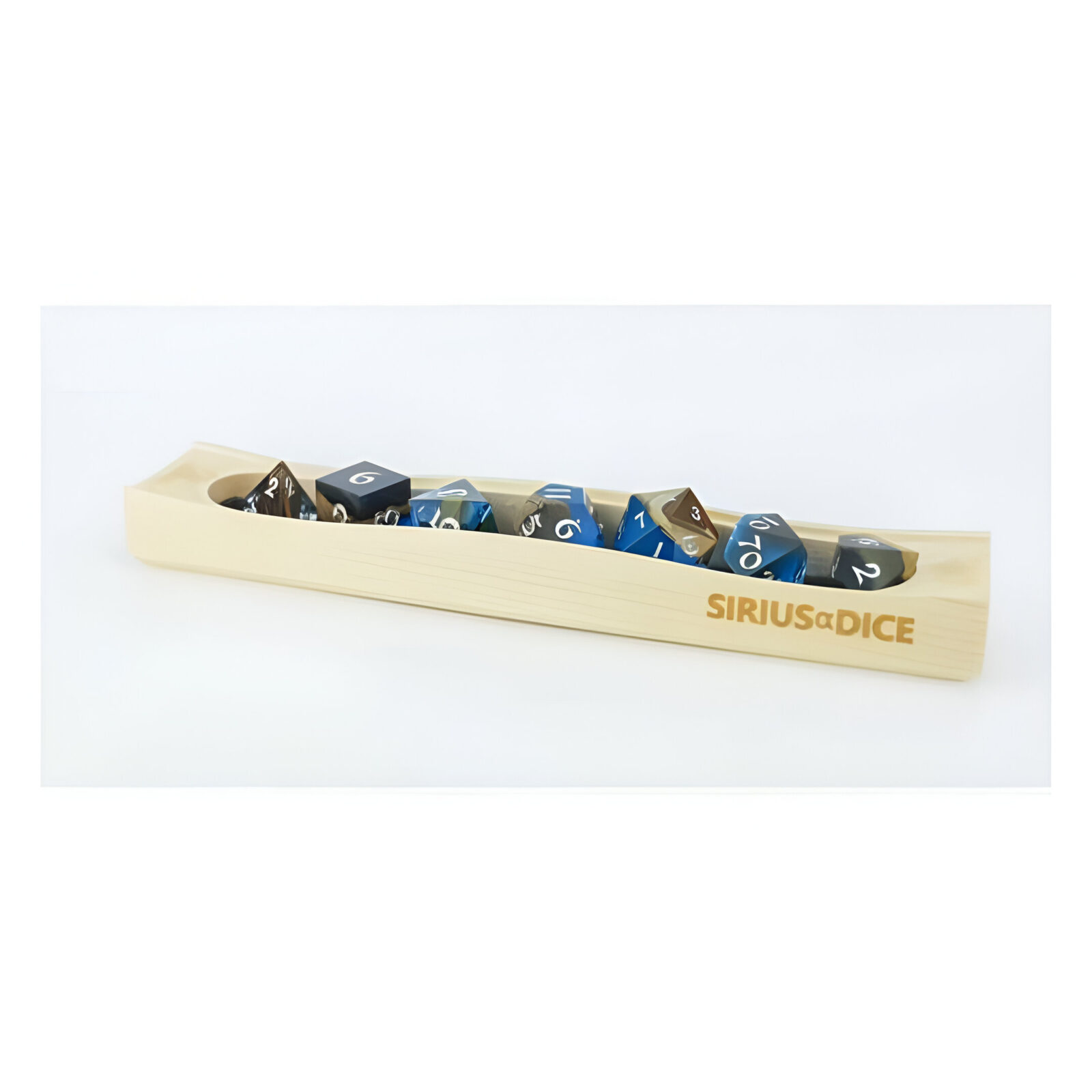 Sapphire Grove – The Grove Series – Limited Edition Wood & Resin Dice Sets 3