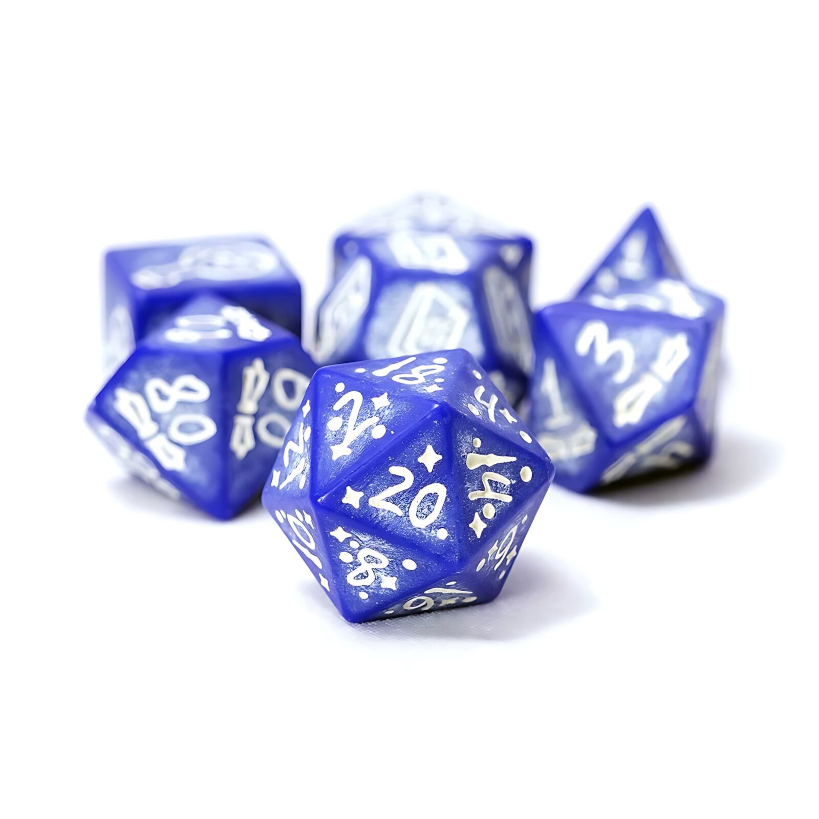 Sirius Dice: Illusory Stone – Purple Agate 7-Piece Polyhedral Dice Set Sirius Dice: Illusory Stone – Purple Agate 7-Piece Polyhedral Dice Set