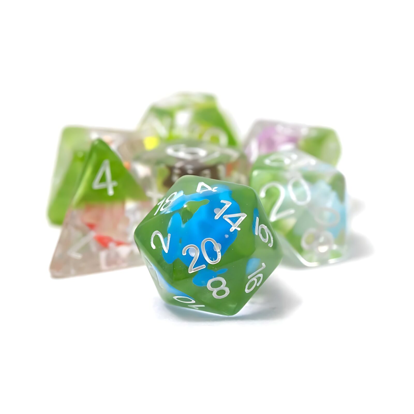 Sirius Dice: Mushroom Village 7-Piece Polyhedral Dice Set