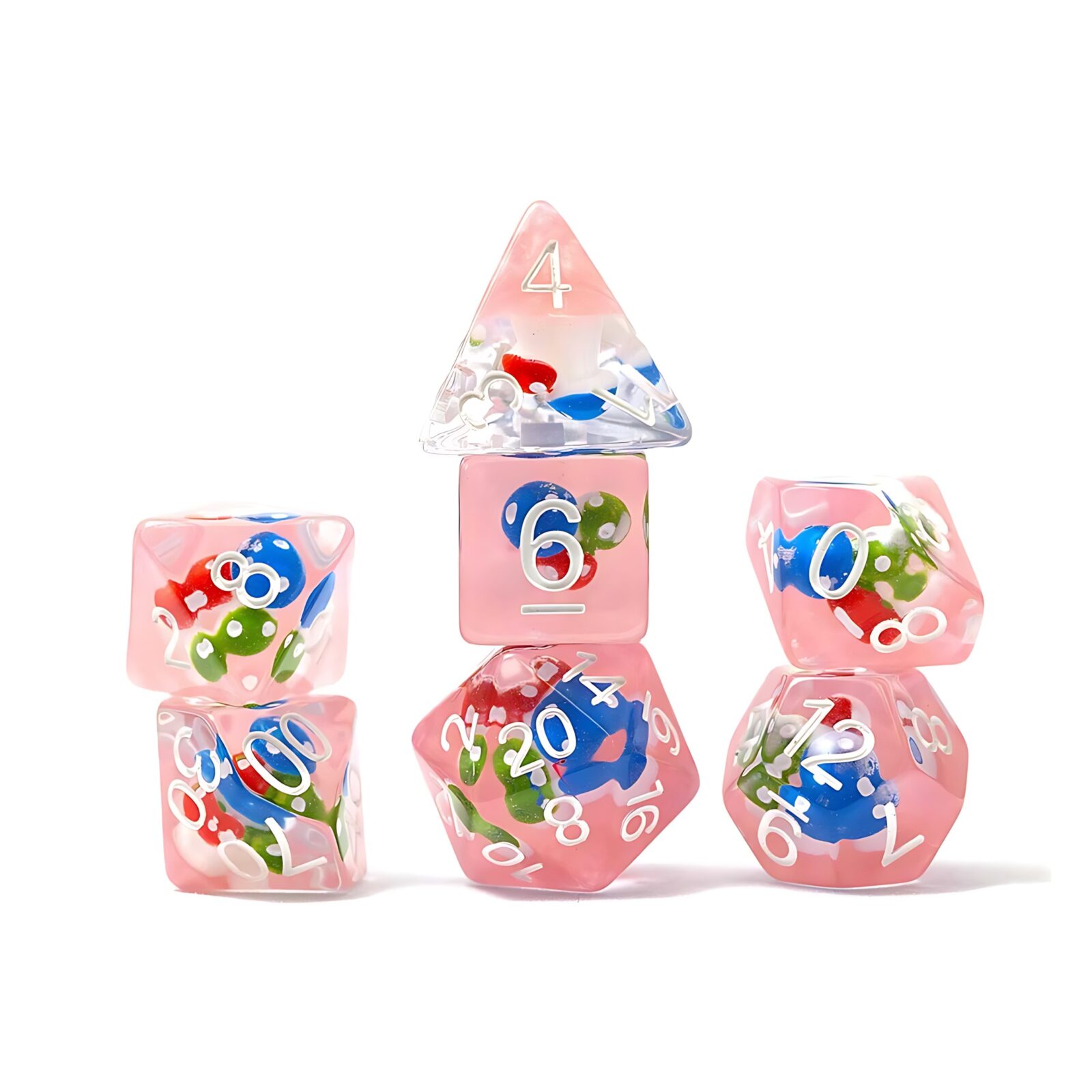 Sirius Dice: Magic Mushroom 7-Piece Polyhedral Dice Set 3