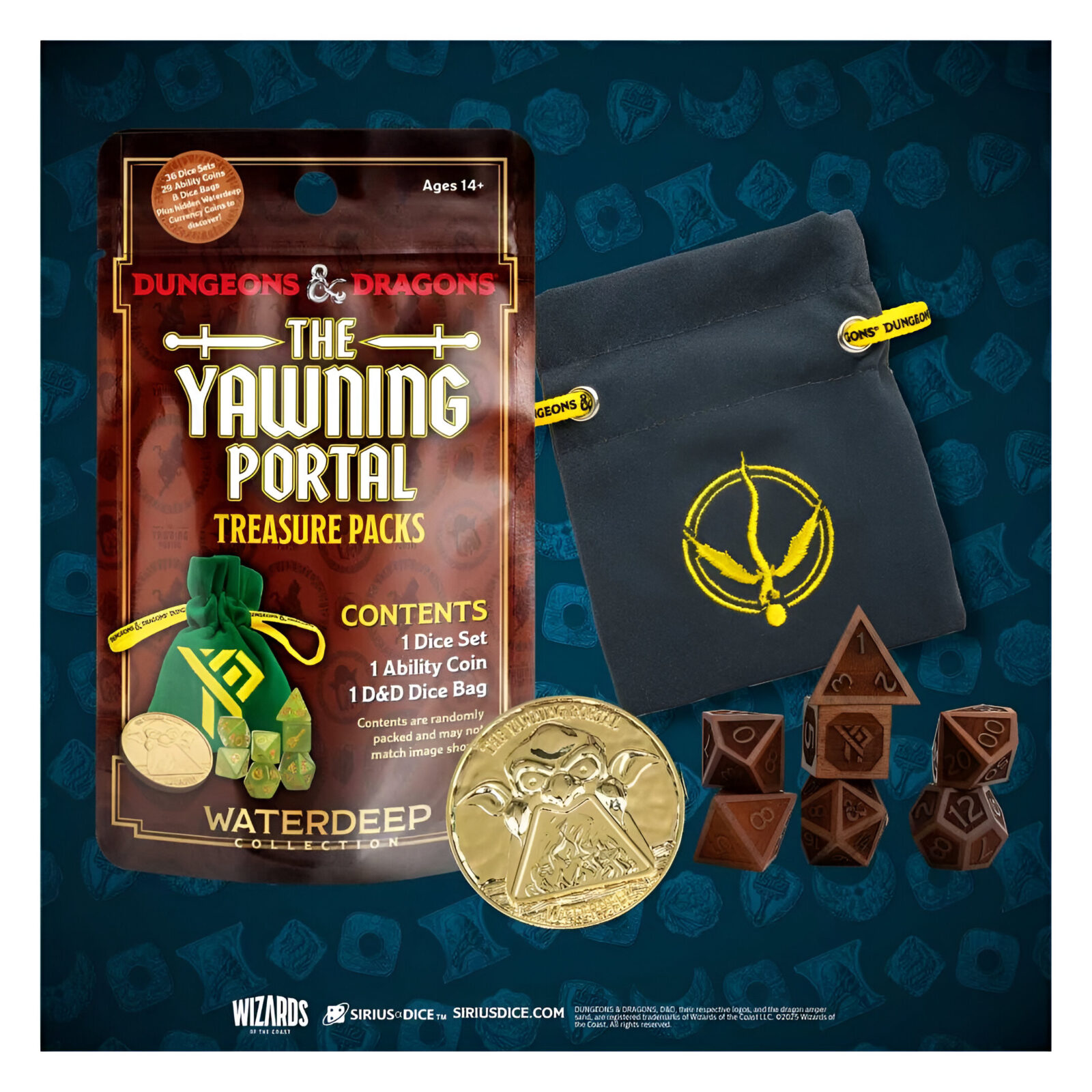 Dungeon & Dragon Yawning Portal Treasure Packs (25 Packs)
