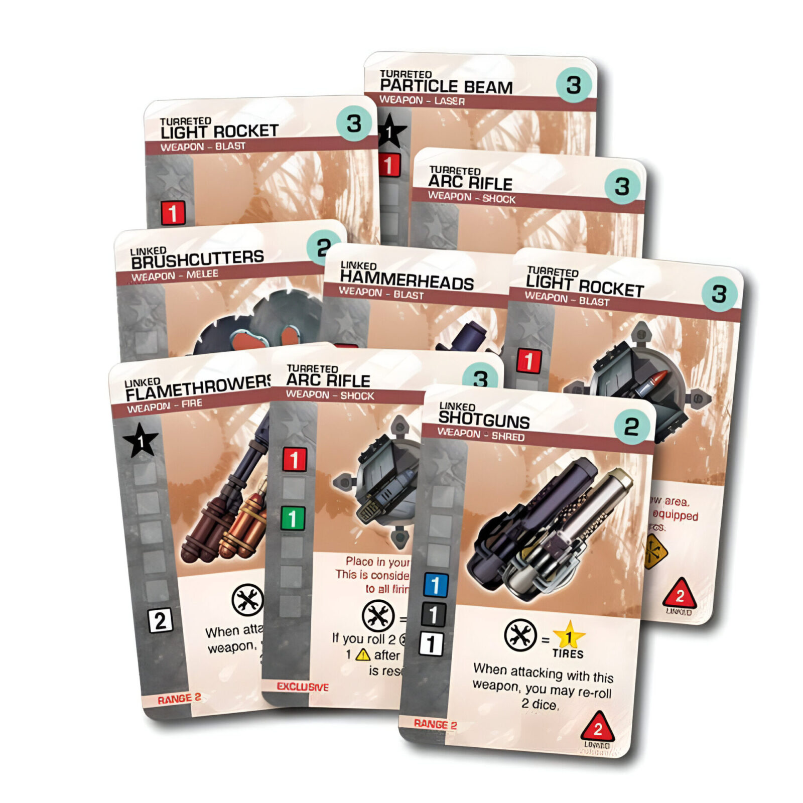 Linked Weapons Pack: Car Wars Sixth Edition Expansion