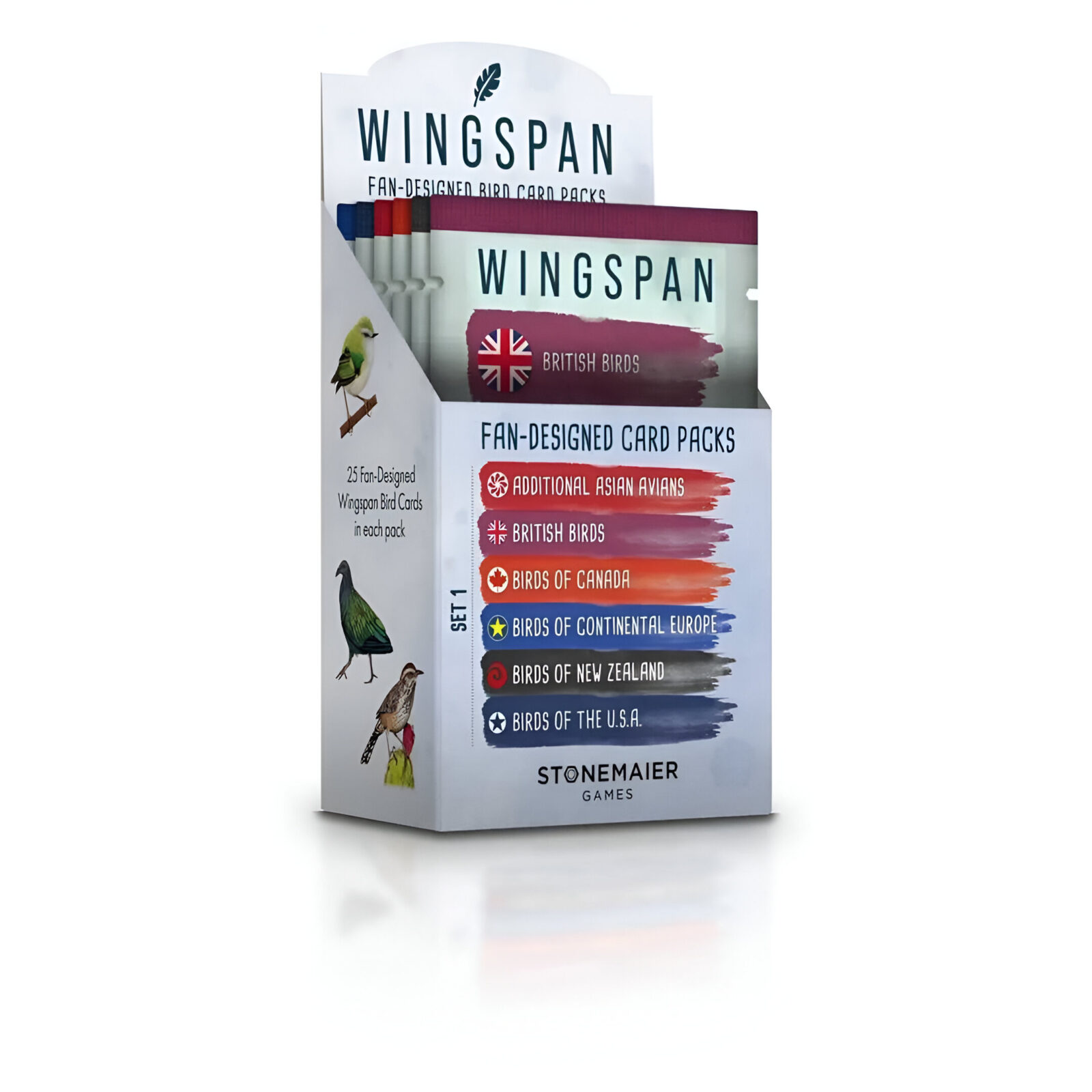 Retailer Box for Wingspan Fan Designed Packs 3