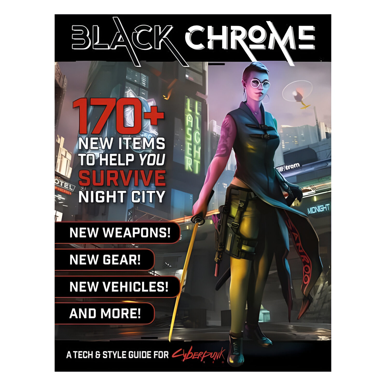 Cyberpunk Red RPG Black Chrome