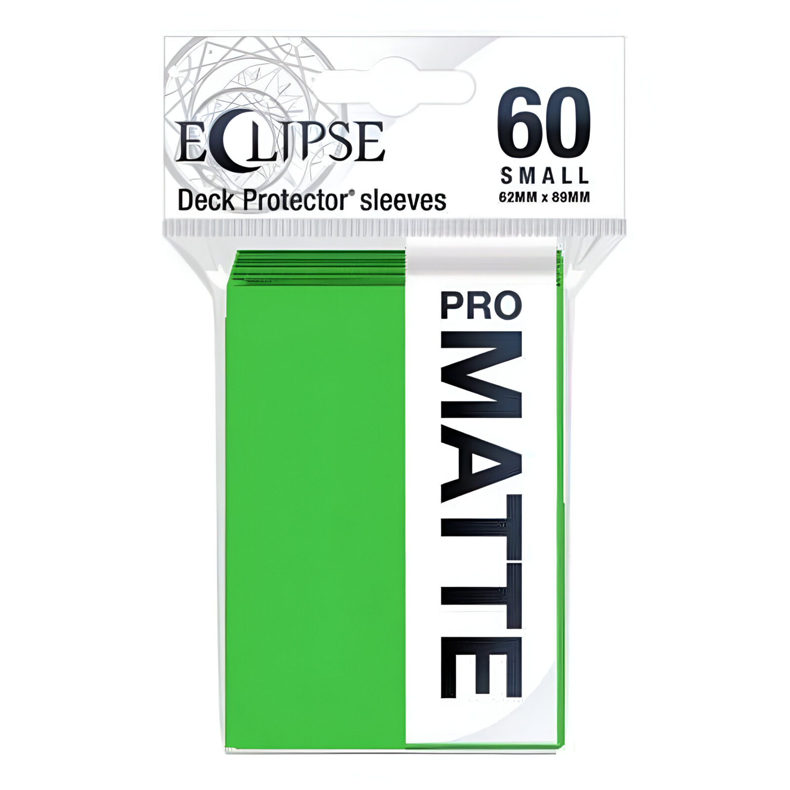 Eclipse Matte Small Card Sleeves: Lime Green (60)