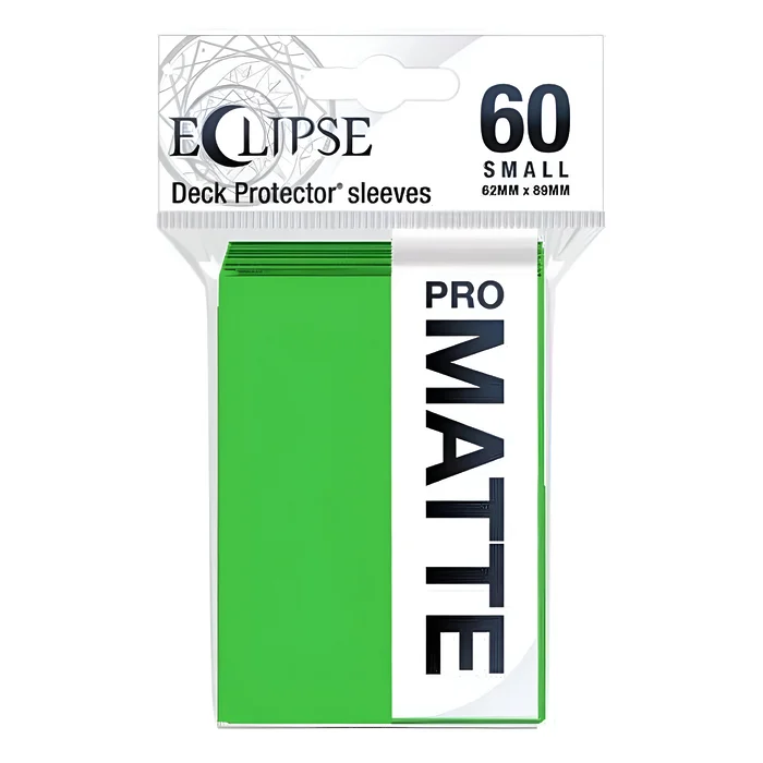 Eclipse Matte Small Card Sleeves: Lime Green (60) 3