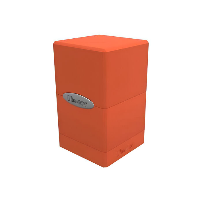 Satin Tower Deck Box – Pumpkin Orange