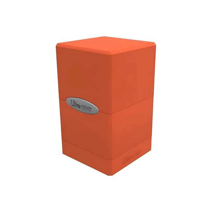 Satin Tower Deck Box – Pumpkin Orange 3