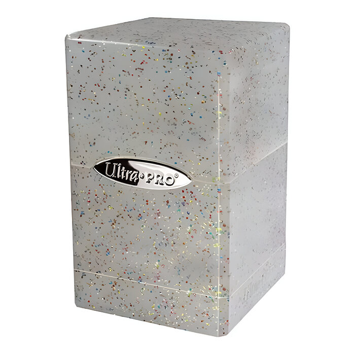 Satin Tower Deck Box – Glitter Clear