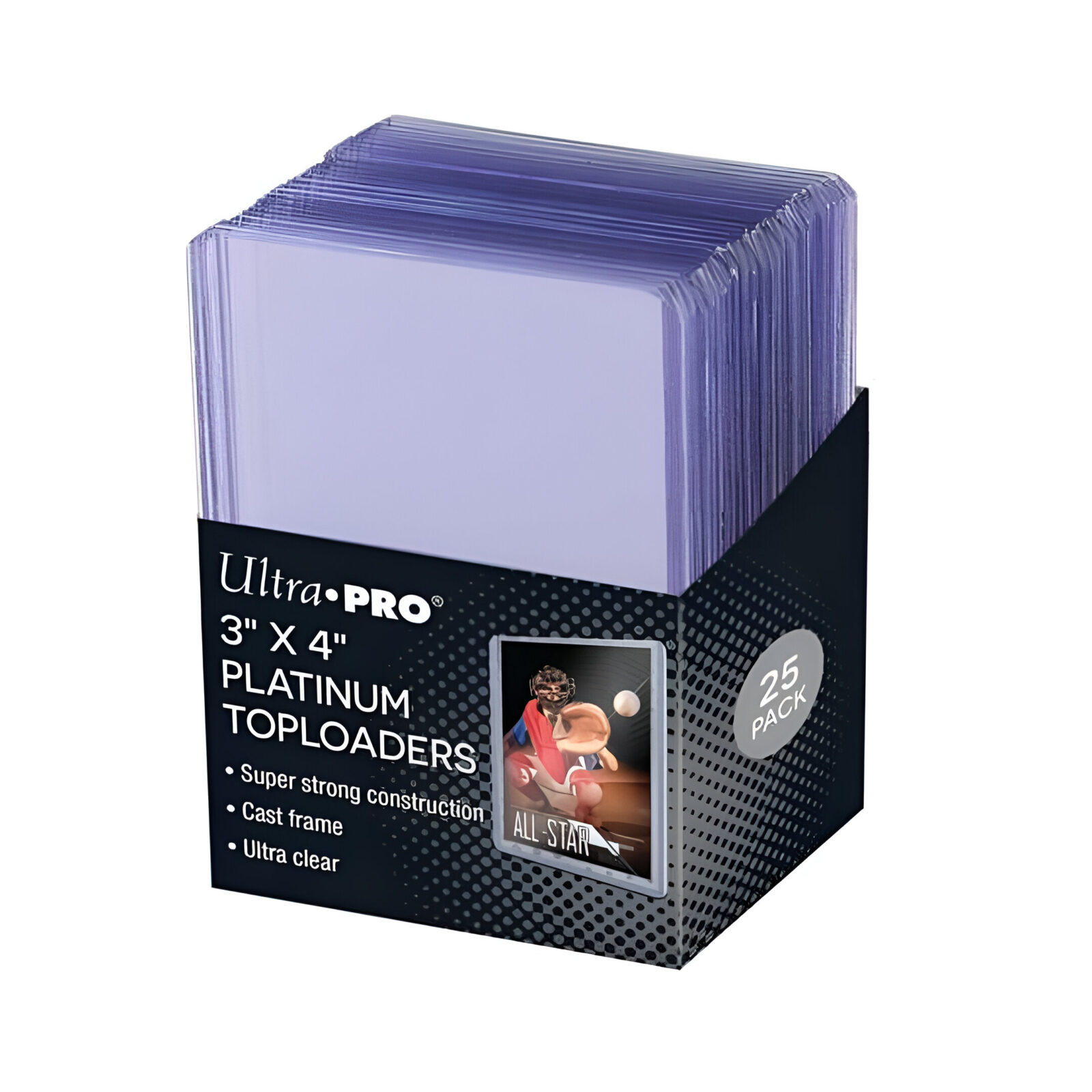 3in X 4in Ultra Clear Platinum Toploader 25ct