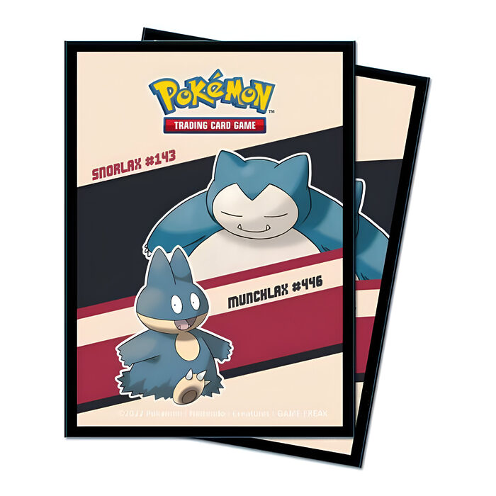 Pokemon Snorlax & Munchlax 65ct Deck Protector Sleeves 3
