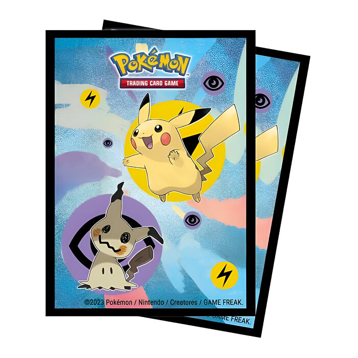 Pokemon Pikachu & Mimikyu 65ct Deck Protector Sleeves 3