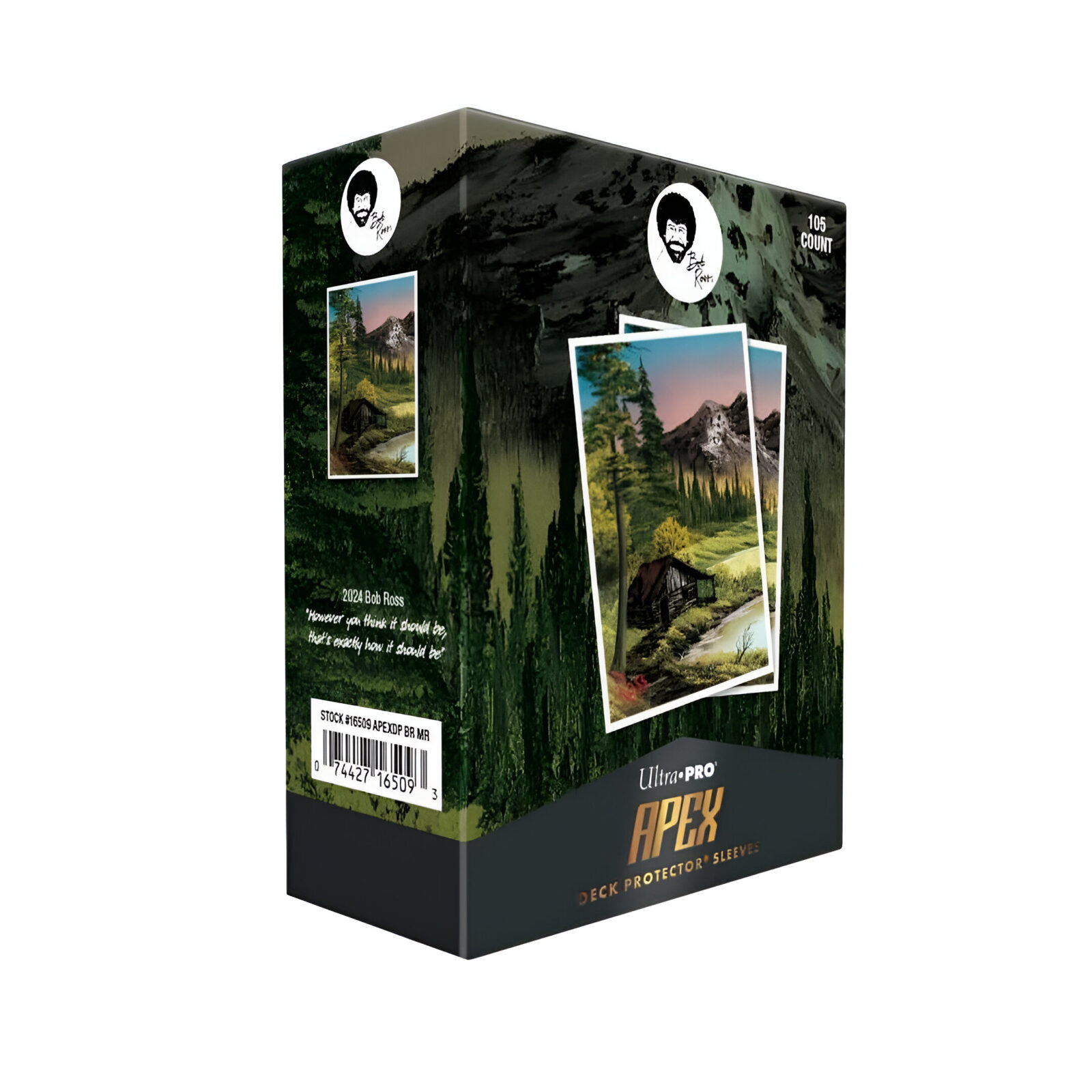 Bob Ross Mountain Retreat 105ct APEX Deck Protector Sleeves