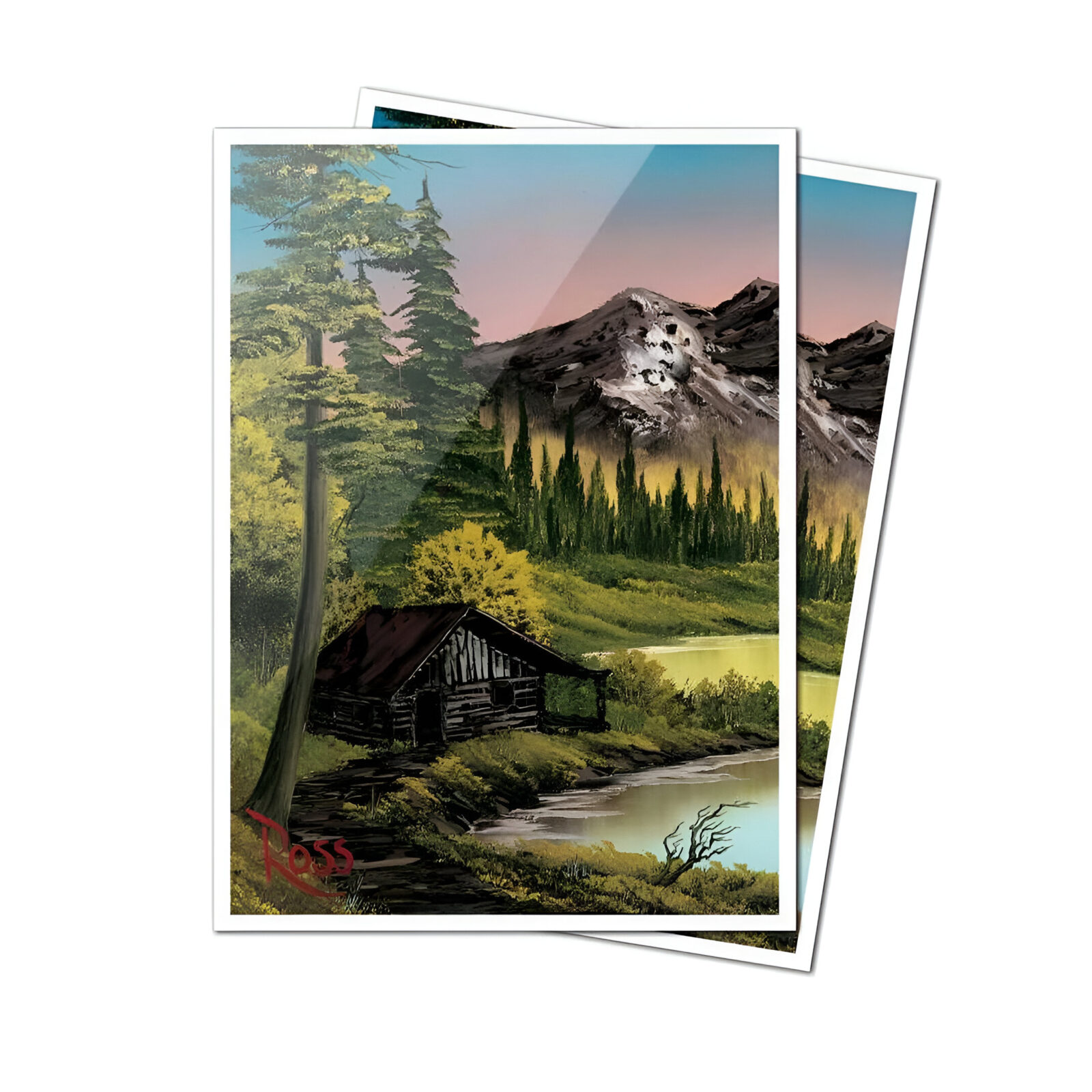 Bob Ross Mountain Retreat 105ct APEX Deck Protector Sleeves 3