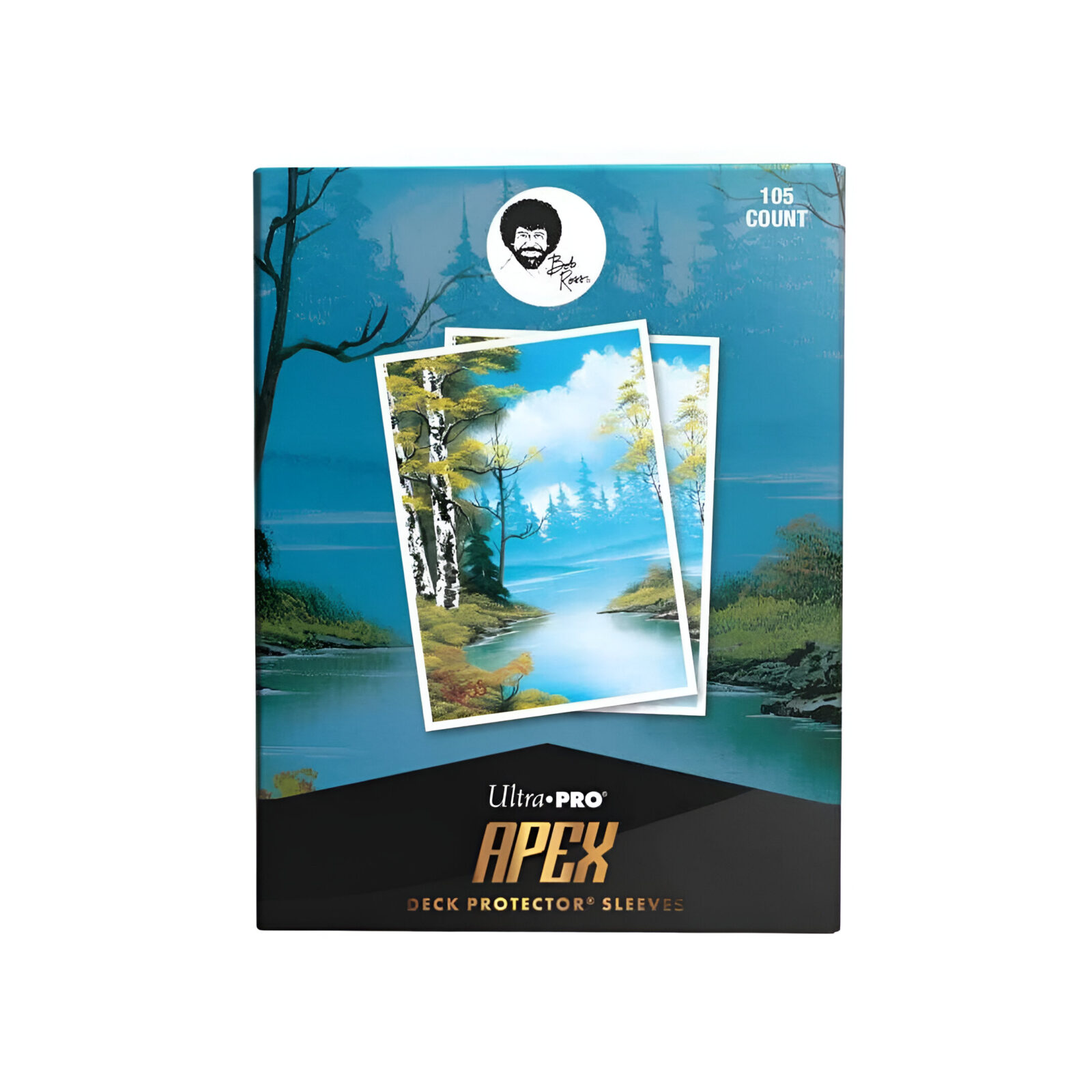 Bob Ross Lakeside Path 105ct APEX Deck Protector Sleeves 3