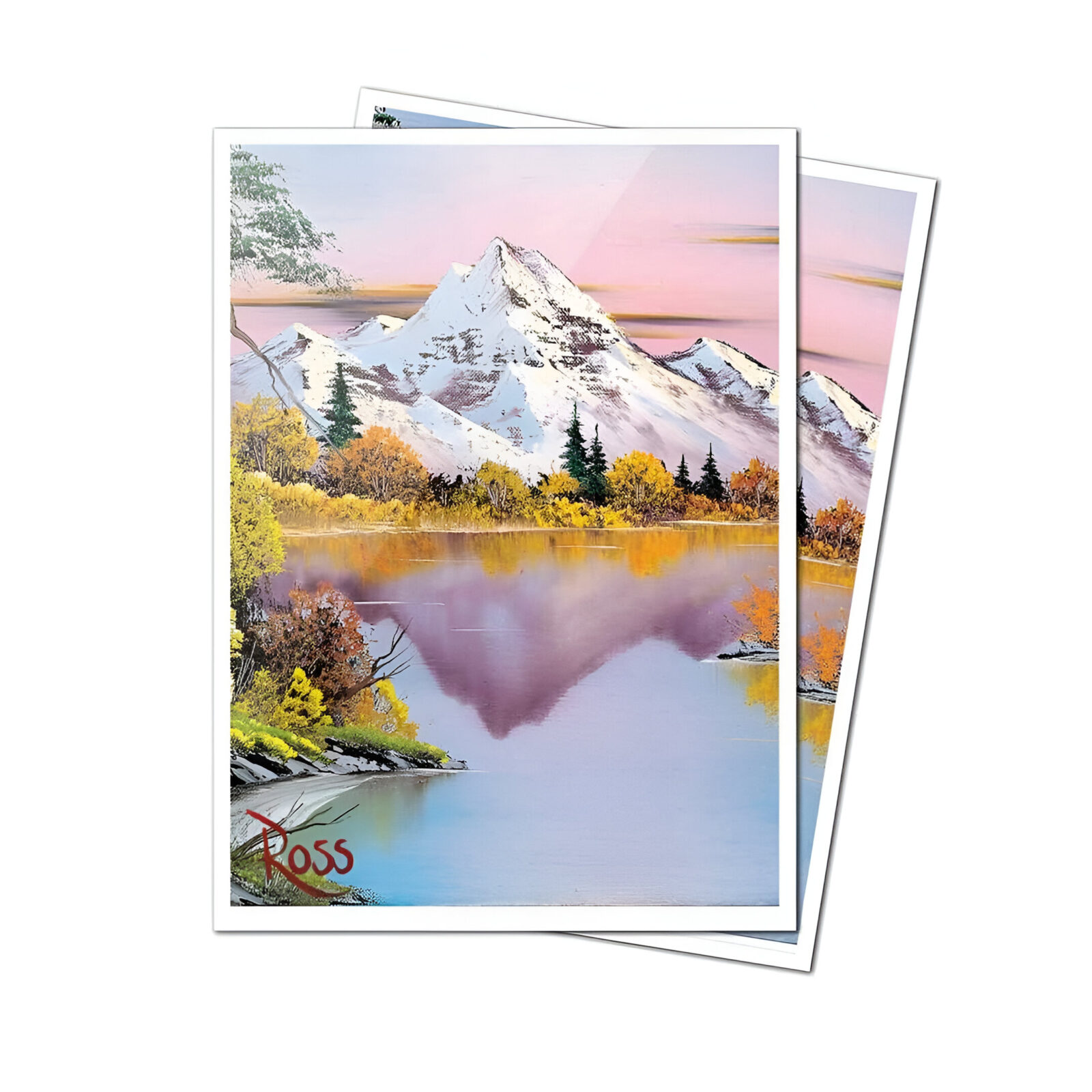 Bob Ross Mighty Mountain Lake 105ct APEX Deck Protector Sleeves 3 Bob Ross Mighty Mountain Lake 105ct APEX Deck Protector Sleeves 3