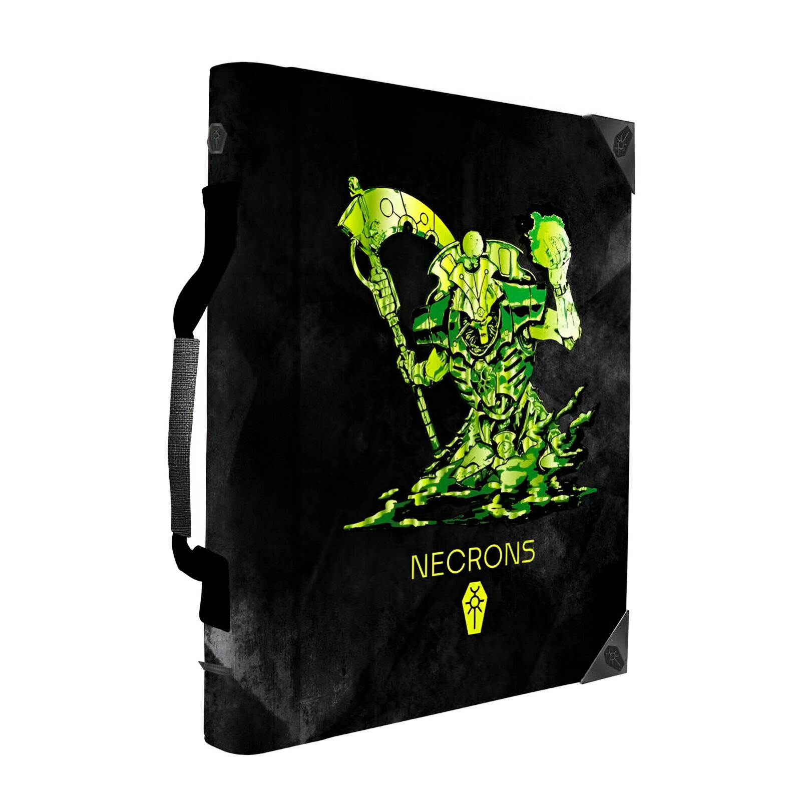 Warhammer 40,000: Necron Codex Aligned Codex Book Folio – Debossed & Printed