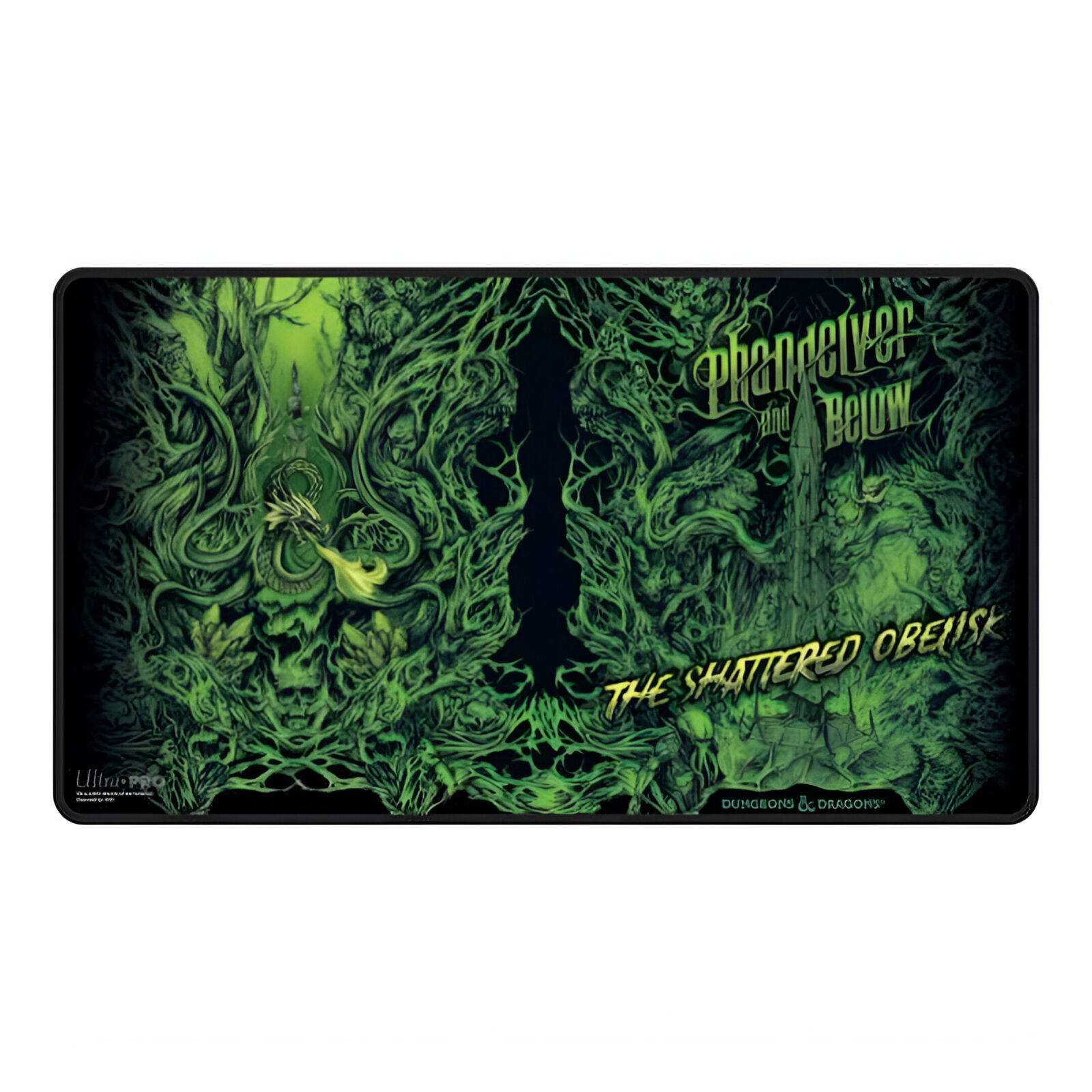 D&D Phandelver Campaign Black Stitched Playmat Featuring: Alternate Cover Artwork